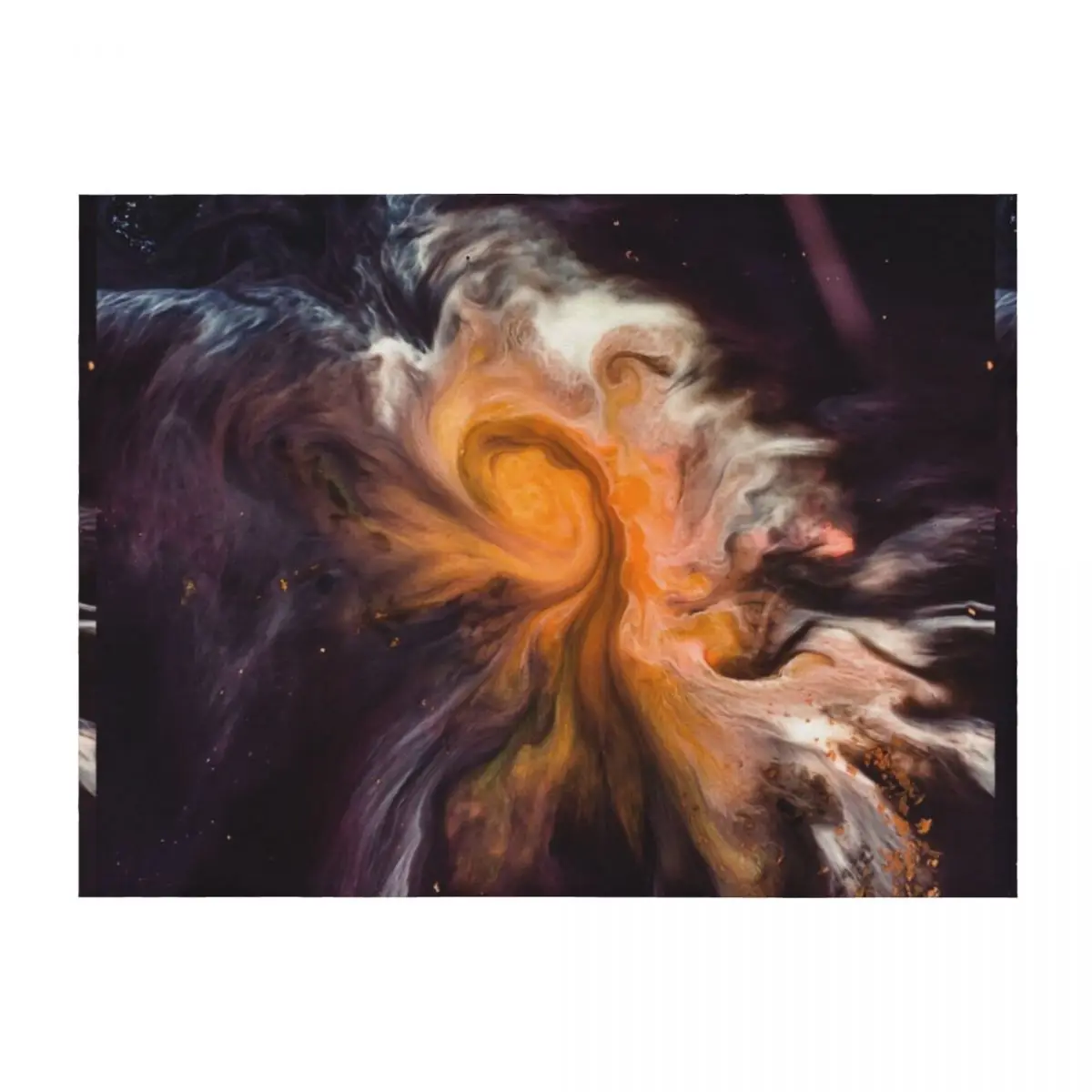 

Abstract Space Galaxy Throw Blanket Camping Bed Fashionable valentine gift ideas Flannel Blankets