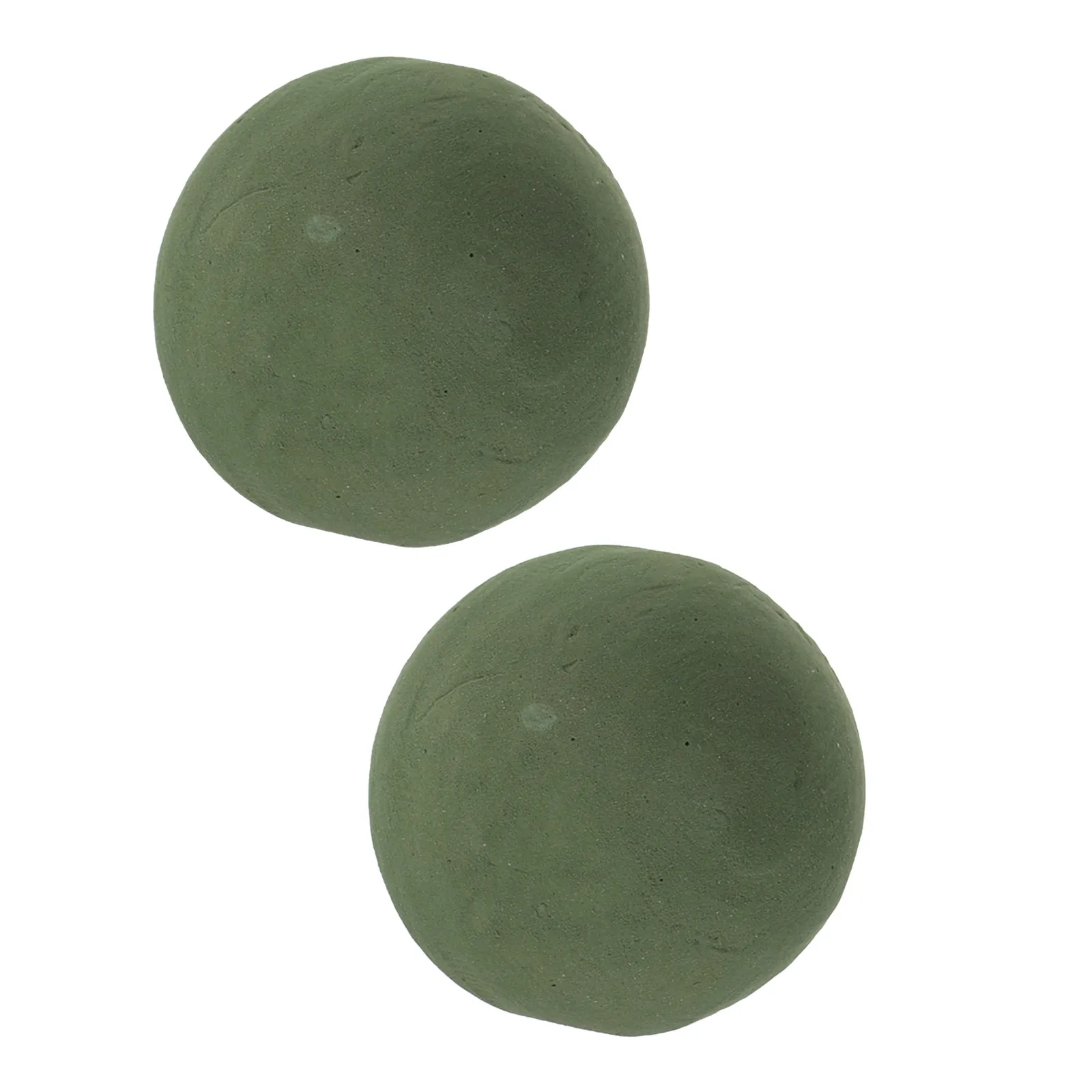 

2Pcs Green Floral Foam Ball Round Sphere Wedding Craft Foam Wet Dry Block Artificial Fresh Flower Arrangement Party Decor