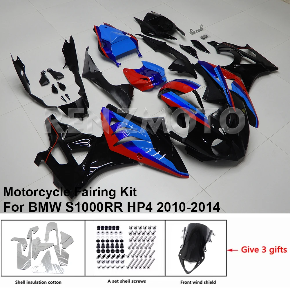 B1012-114a  Motorcycle Fairing Set Body Kit Plastic  For BMW S1000RR HP4 2009-2014 Accessories ABS Injection Bodywork