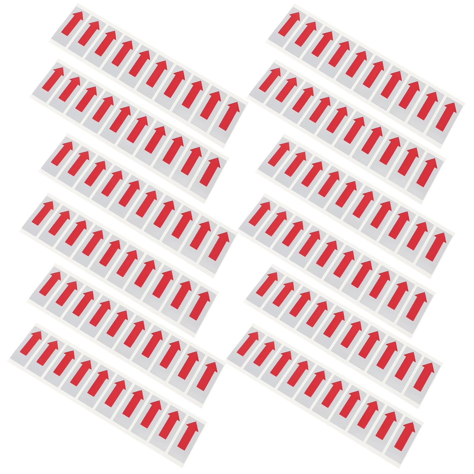 100pcs Red Arrow Bag Sealing Stickers Self-Adhesive Labels For Envelopes Directional Arrow Stickers For Marking And Sealing