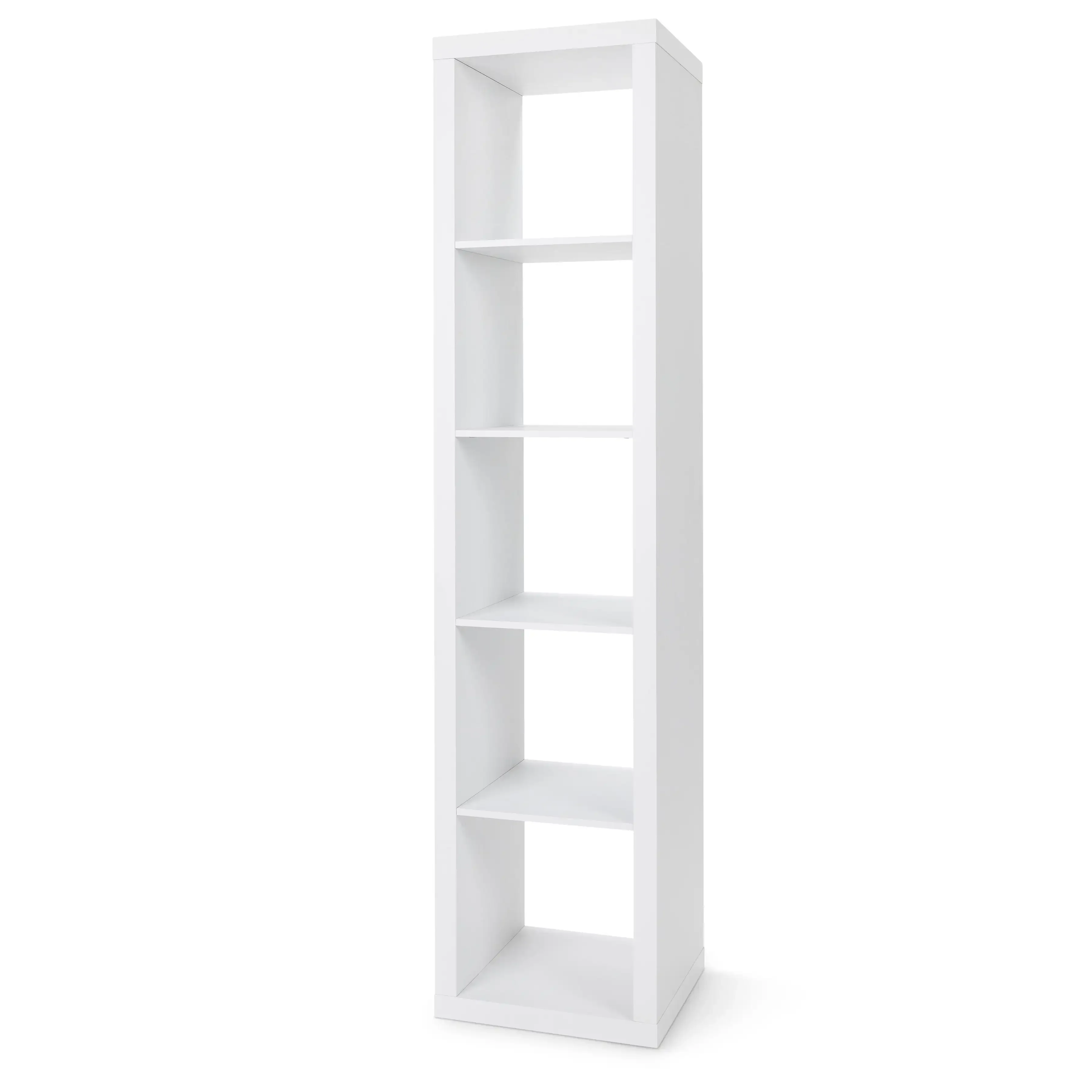 5-Cube Vertical Storage Organizer, White Texture