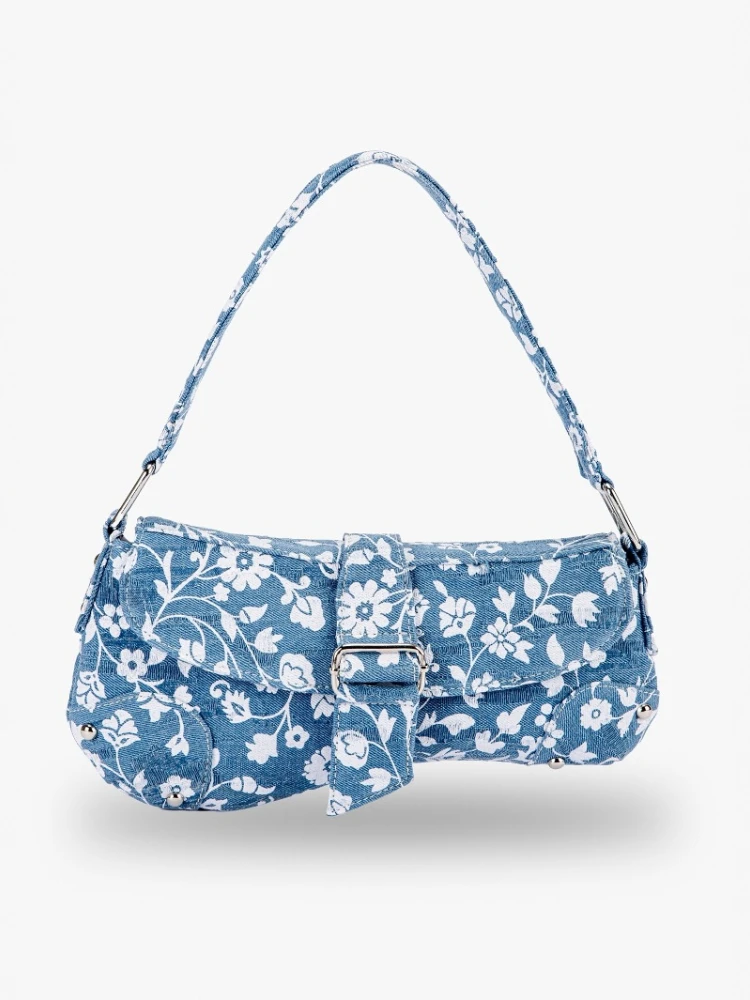 

1PCS Women's Old Dot Underarm Bag Asymmetric Shoulder Bag Handbag Tote Women's Cell Phone Bag