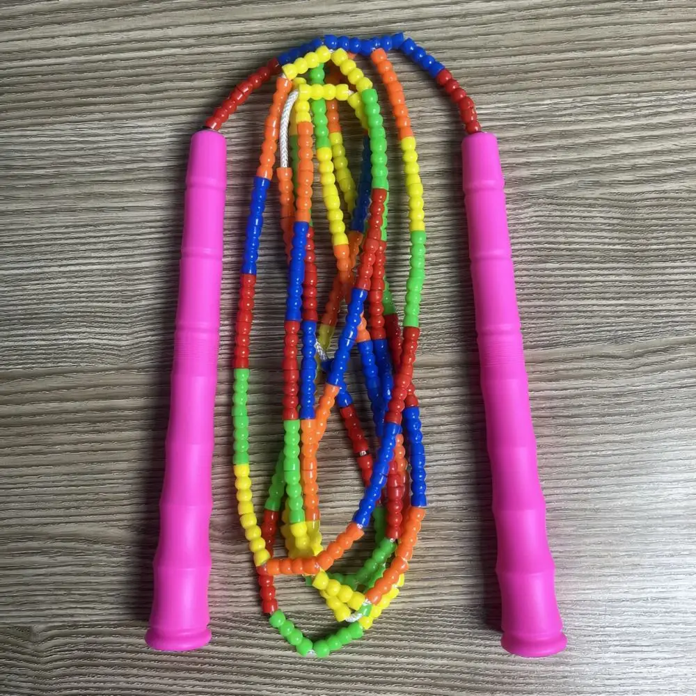 Adjustable Jump Rope For Students Soft Bead Structure Professional Fitness Exercise Gear School Sports Training Equipment