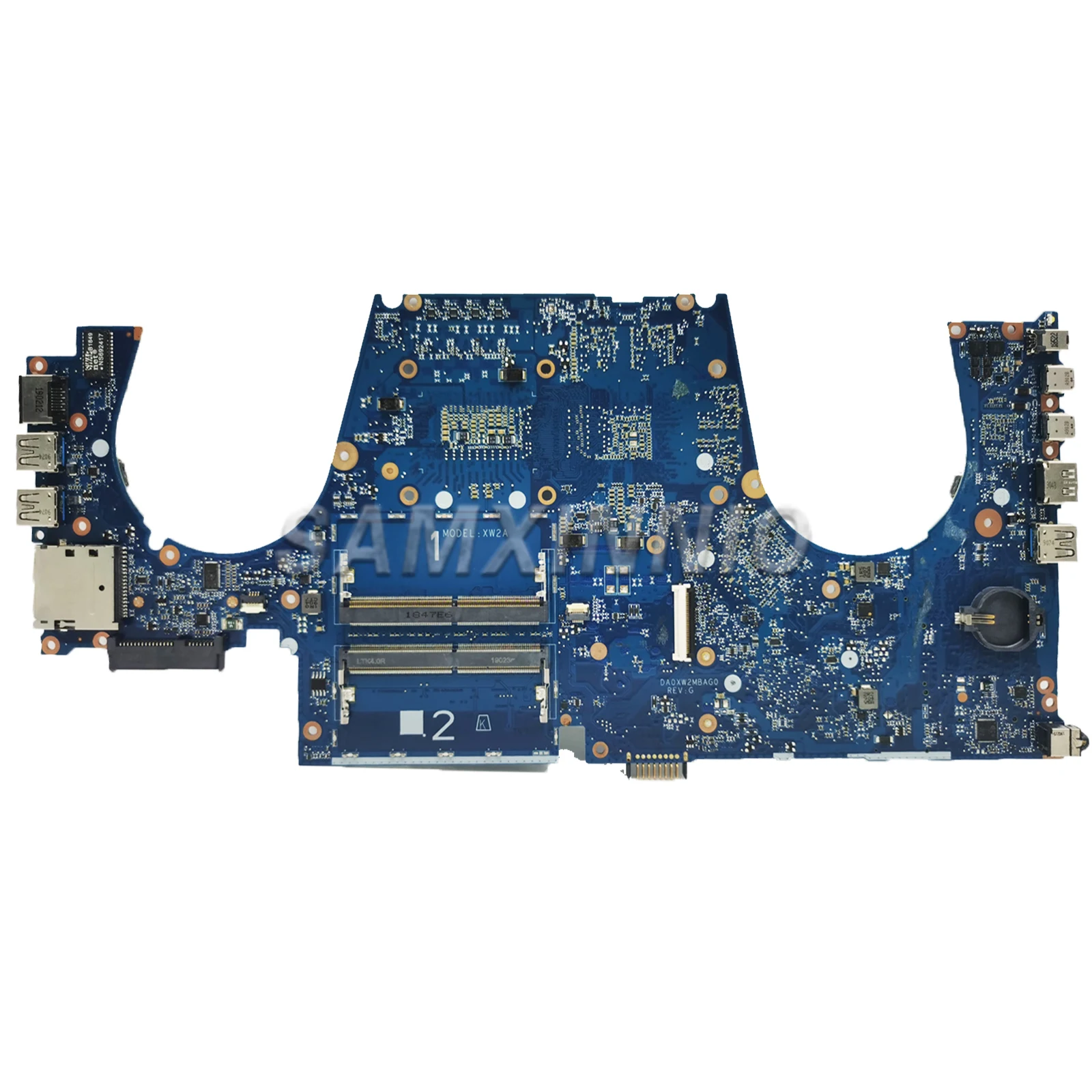 Para HP ZBOOK 15 G5 Placa-mãe DA0XW2MBAG0 I5-8300H I7-8750H E-2186M P1000 P2000 L28695-601 Pavilion 15-cs3000 Mainboard