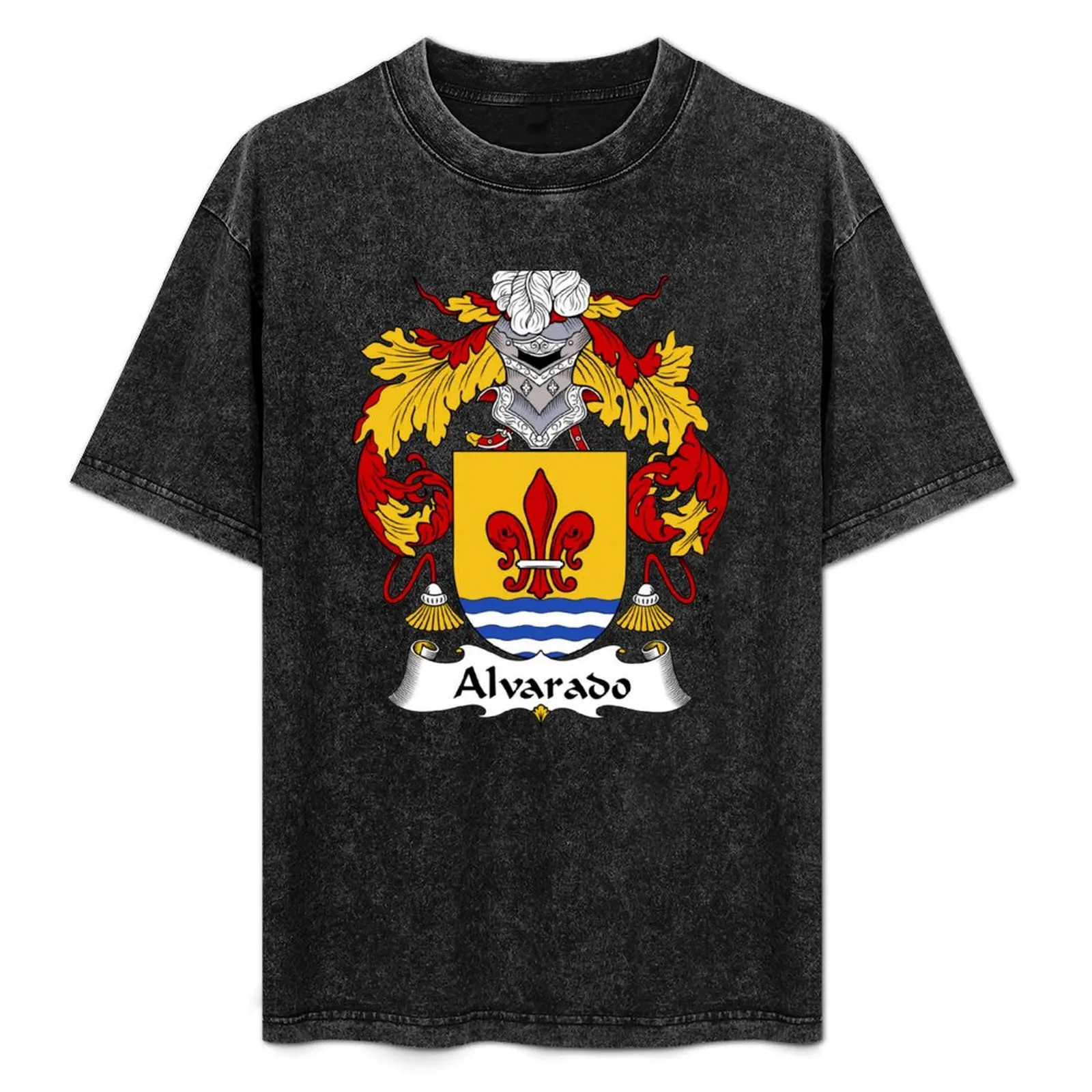 

Alvarado Coat of Arms/Family Crest T-Shirt hippie clothes cute tops man t shirt cotton graphic tees mens t shirts casual stylish