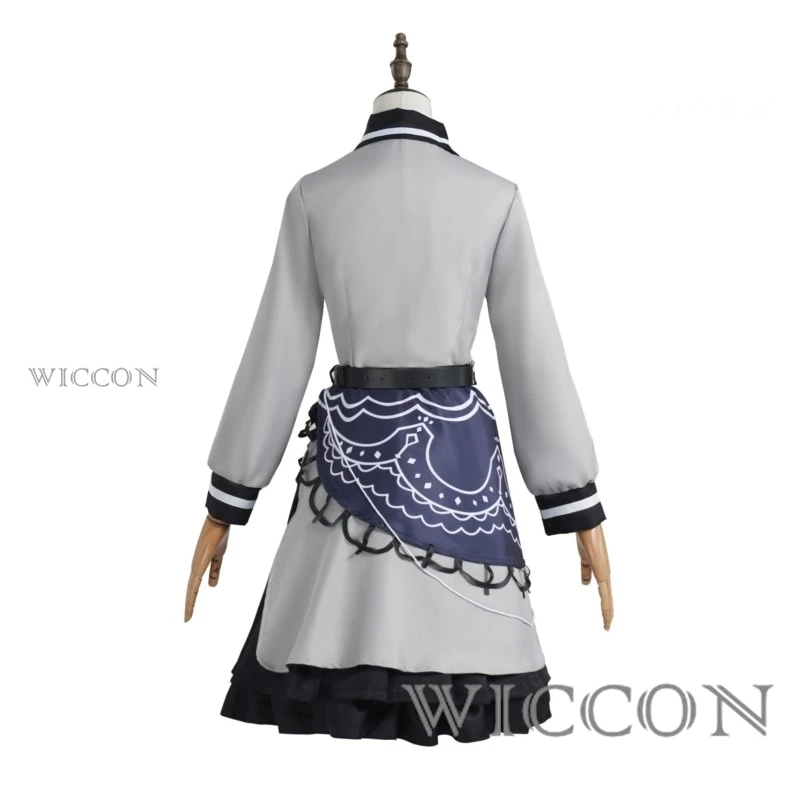 Detective Is Already Dead Cosplay Siesta Cosplay Costume Dress Wig Suit White Short Wig Outfits Halloween Carnival Suit