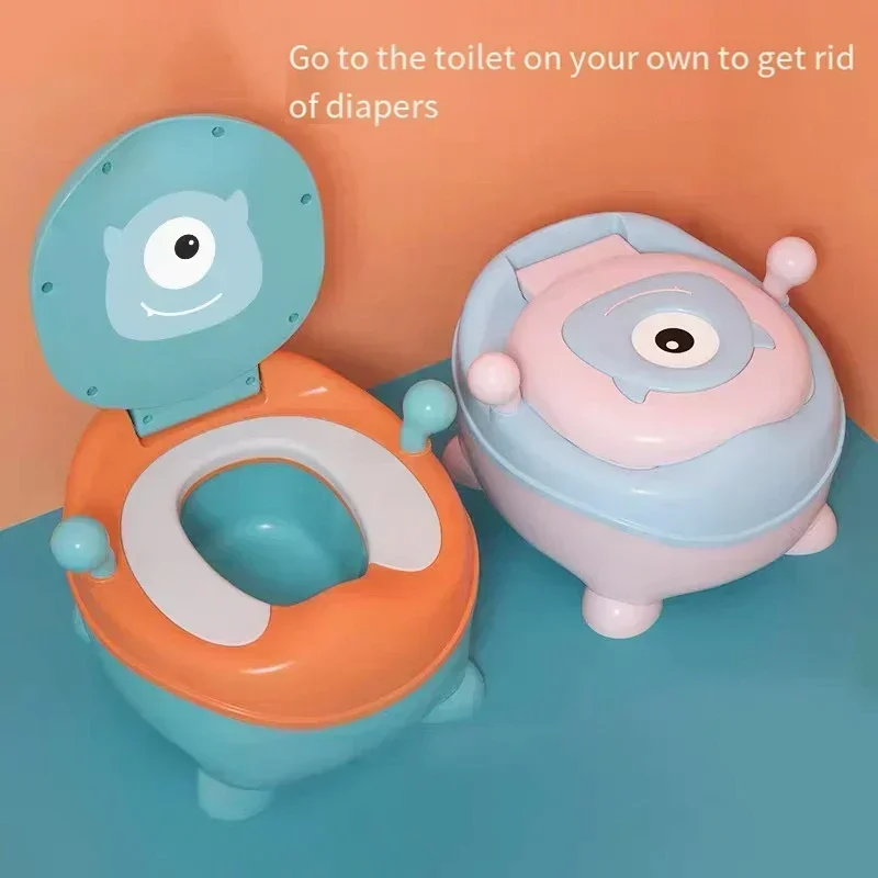 

Children's Potty Seat Toilet Cartoon Monster Potty Baby Drawer Toilet 1-6 Years Old Boys and Girls Baby Thickened Potty Basin