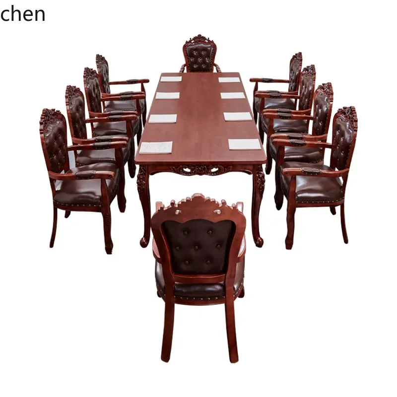 2인용식탁 관련상품 1 - ZC 식탁과 의자 단단한 나무 직사각형 길이 2~3미터 10인용 벽돌과 박격포 매장 테이블