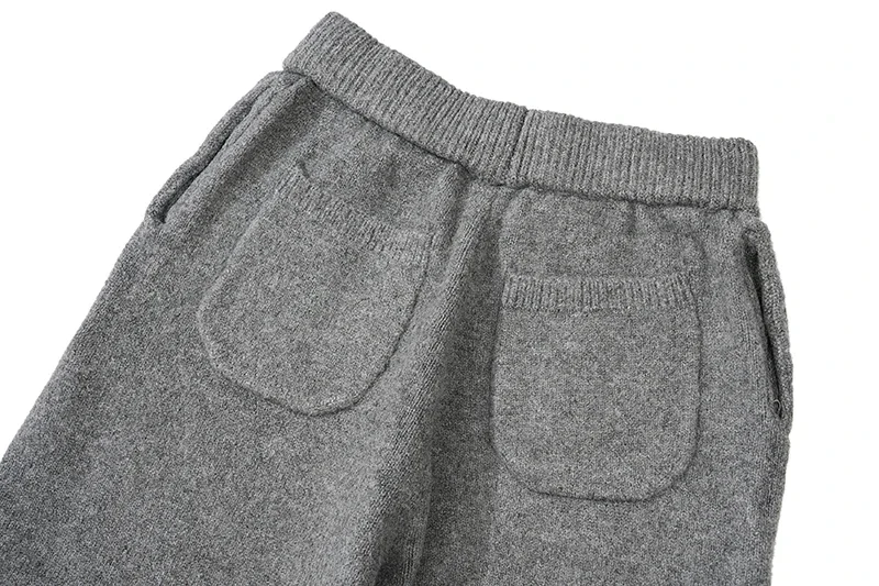 الشتاء الرجال النساء CB رسالة شعار الجاكار فضفاض السراويل الصوفية الهيب هوب الشارع بنطلون عادية مرونة الخصر الرباط Sweatpants