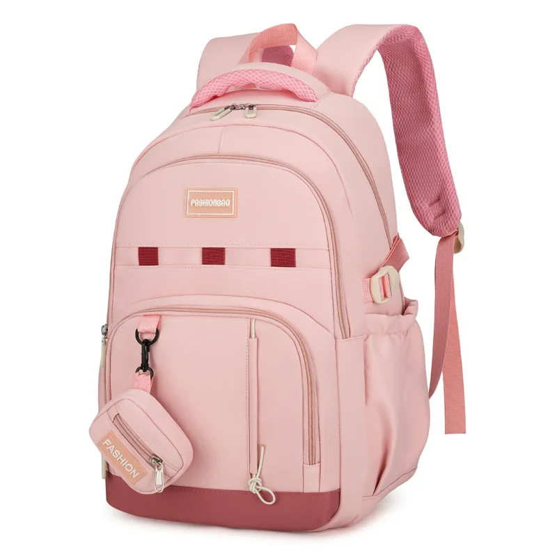 New High School & Middle School Large Capacity Student Backpack Ultra-Light Elementary School Bags Trendy Backpacks Lightweight