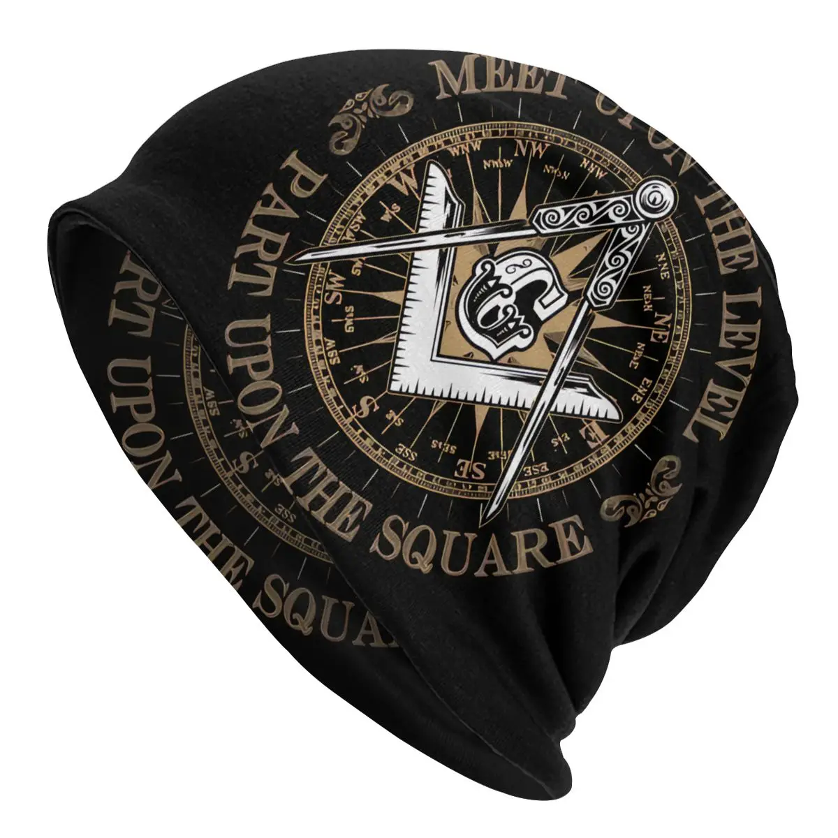 Freemason Masons Masonic Unisex Bonnet Thin Hiking Skullies Beanies For Men Women