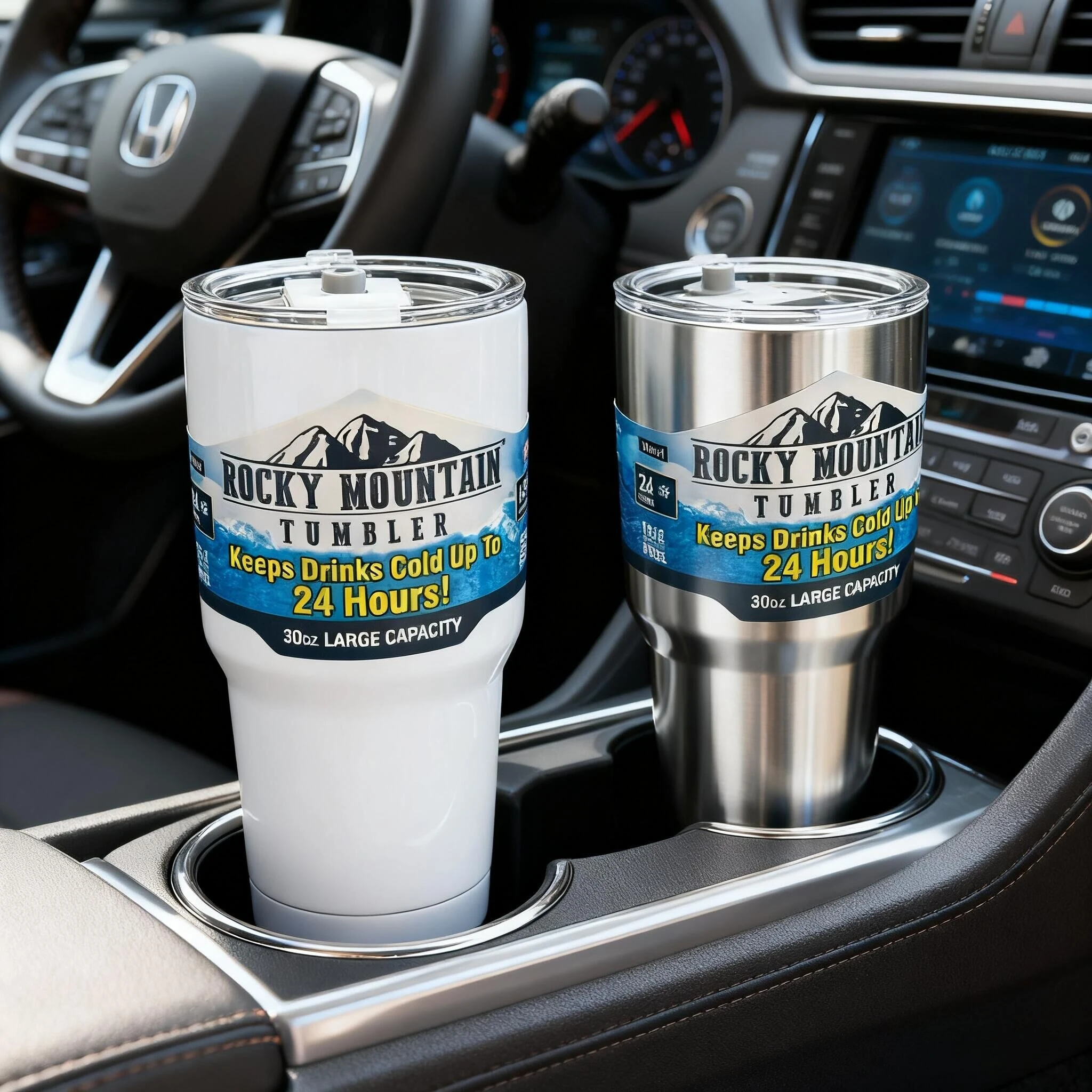 موضة جديدة زجاجة حرارية 30 أوقية كوب سيارة الترمس الفولاذ المقاوم للصدأ القهوة البيرة أكواب عصير ترمس المياه للرجال زجاجة ماء رياضية