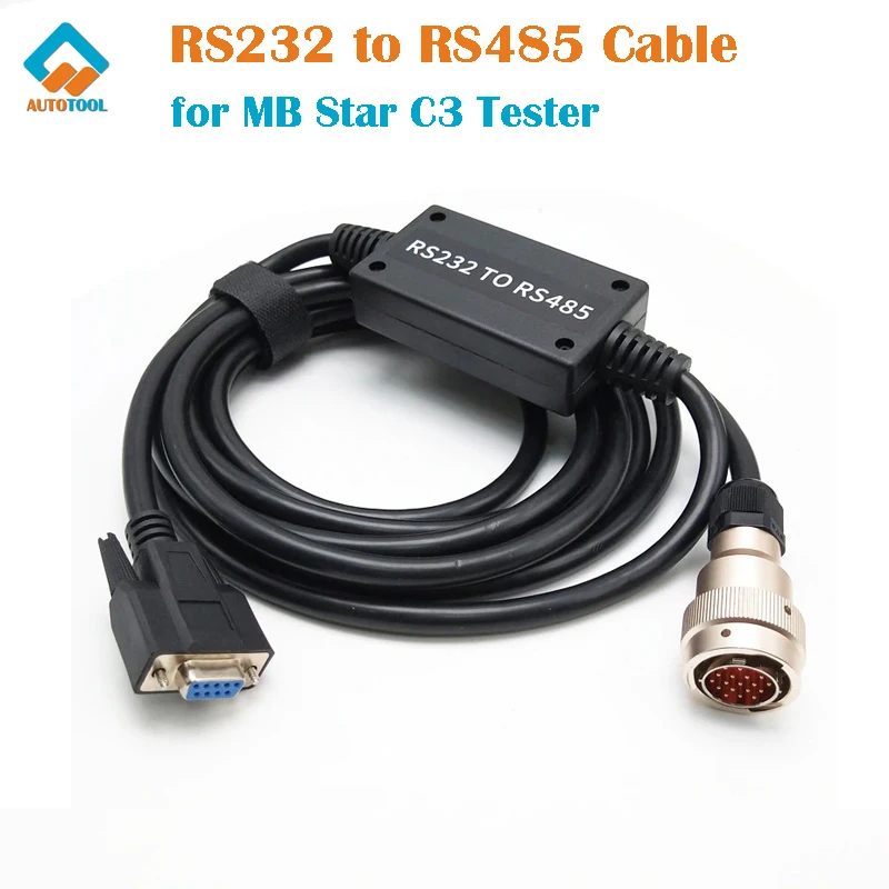 RS232 to RS485 Cable for MB Star C3 Tester Diagnosis Multiplexer Diagnostic Tool With PCB Board OBD2 Car Diagnostic Cable