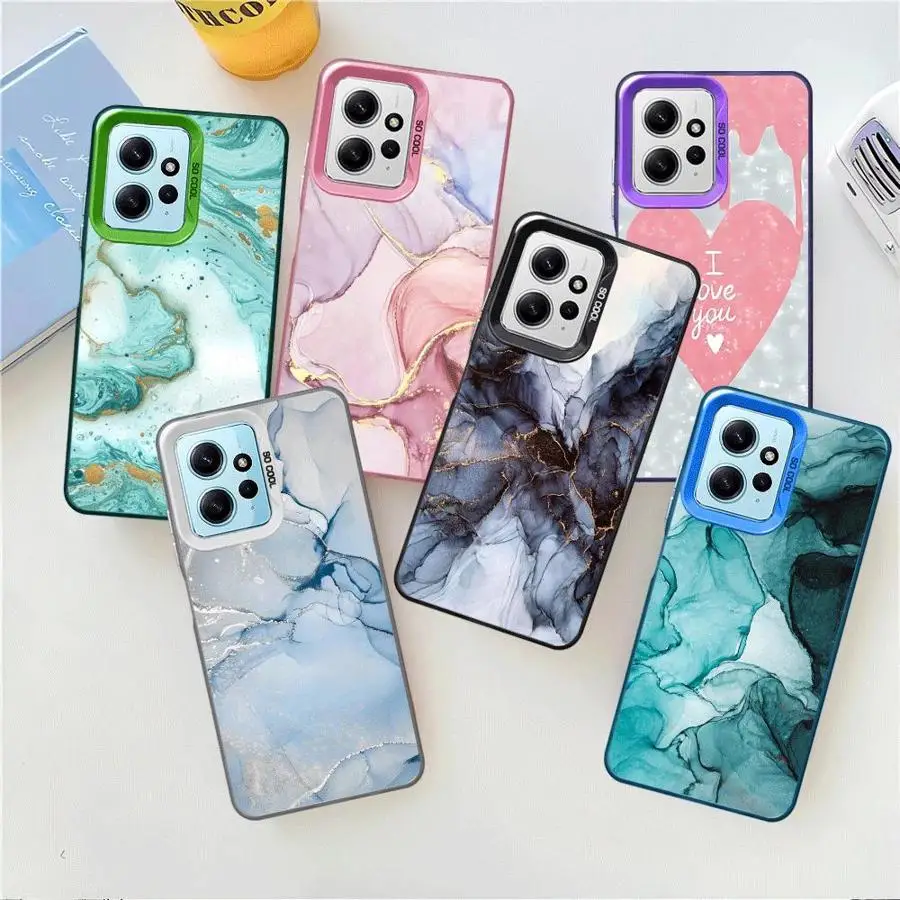 Pink Gold Marble Art Phone Case for Oppo A55 A57 A58 A74 A15 A17 A37 A38 A53 A17k A76 A78 A94 A98 Cover Capa