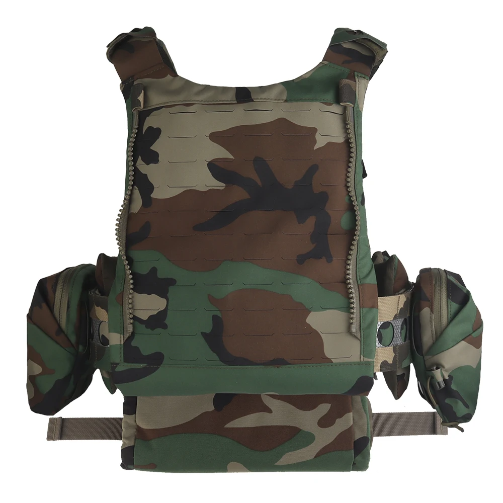 Ferro V5 FCPC Tactical Plate Carrier with Triple 5.56 Magazine Pouch Molle Camouflage Hunting Airsoft Training Gear