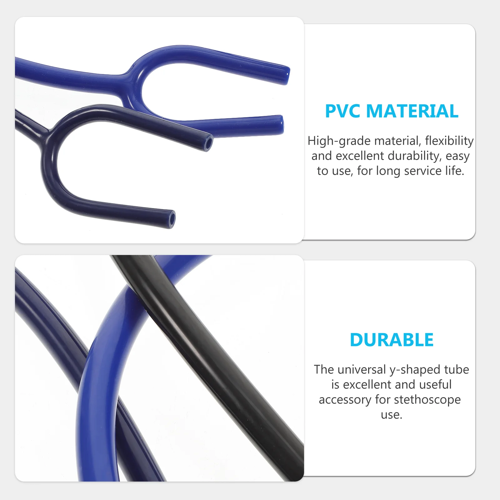 Stethoscope Hose Replacement Y Shaped Tube Accessory Echoscope Extension Accessories Tubing Plastic Tubes