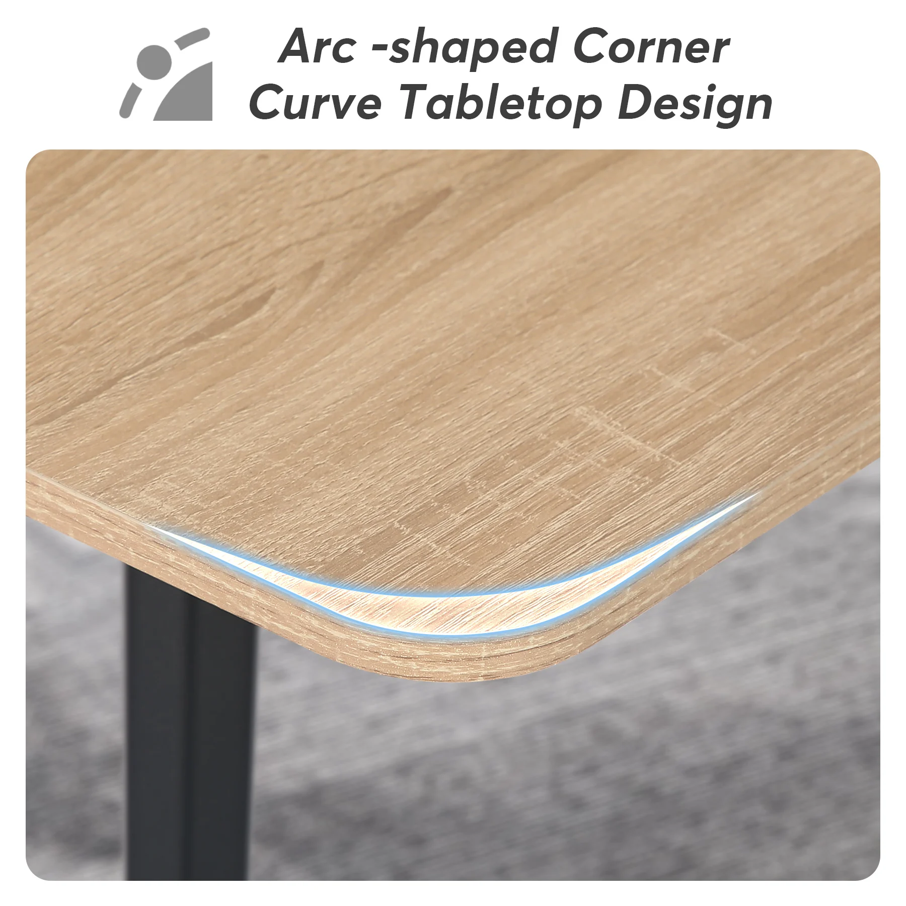 Barco Tribesign Shaped Mesa De Conferência, Mesa De Reunião Moderna Para Escritório, 70,2 L x 35,43 W x 29,52 H