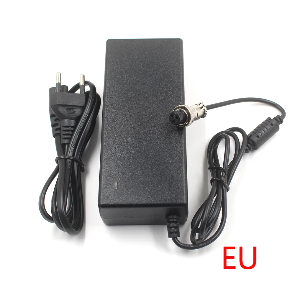 54.6V2A electric bike lithium battery charger for 48V lithium battery pack connector XLR 5521 GX12 GX16 Fast deliver