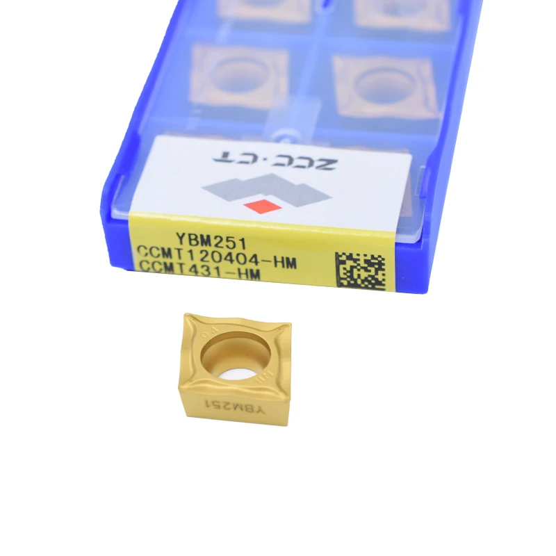 

ZCCCT CCMT120404-HM carbide insert YBG202 YBM251 YBC351 YBD102 YBC151 YBC152 YBC252 YBC251 Turning Tools for CNC Lathe Machine