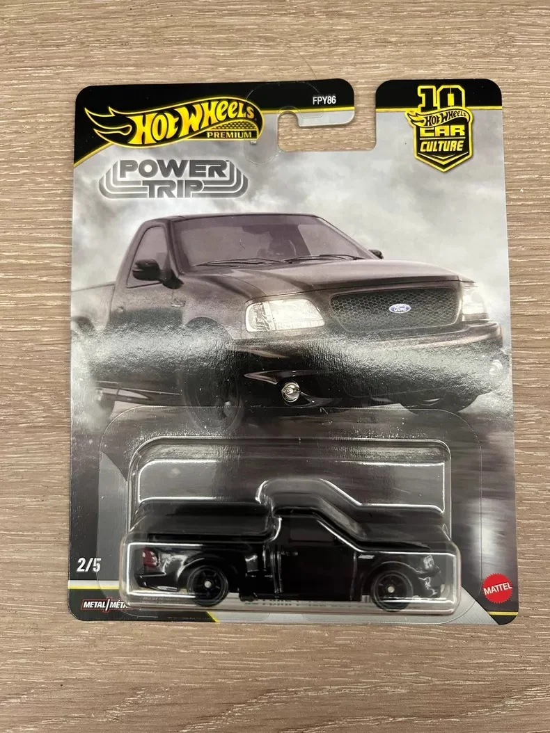 Hot Wheels Premium 2026 Car Culture Power Trip '99 Ford F-150 SVT Lightning 1:64 Diecast Alloy Metal Body Car Collectible Toys
