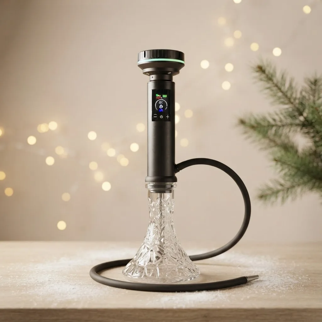Omni Rechargeable Multi-color Temperature Adjusting 4 Hours Smoking Heating Uniform Atomization LED Shisha