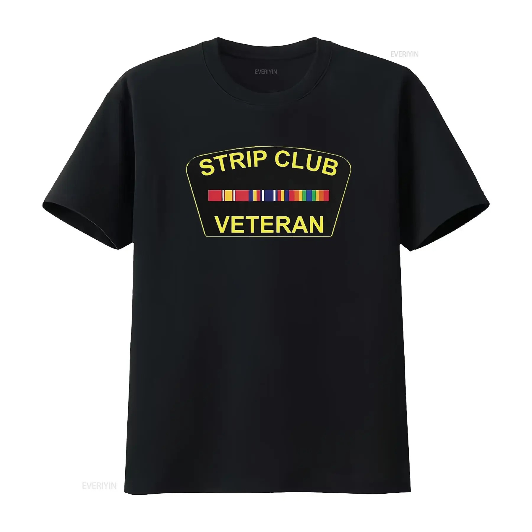 Womens Military Strip Club Veteran T Shirt 20509 vintage Washed Breathable Slightly fashion Stylish Comfortable Versatile