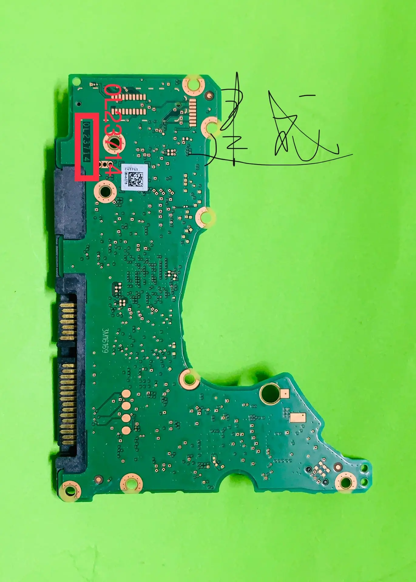 Imagem -02 - Pcb 0l23714 Novo Disco Rígido de Dados Ocidentais é Aplicável à Recuperação de Dados Hdd