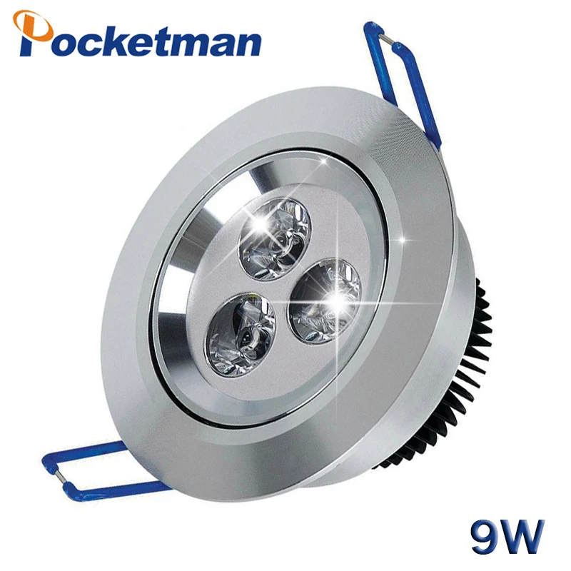 

9W LED Downlight LED Ceiling Light Warm White/Cold White LED Down Lights Spot Light Recessed Ceiling Lamp 220V