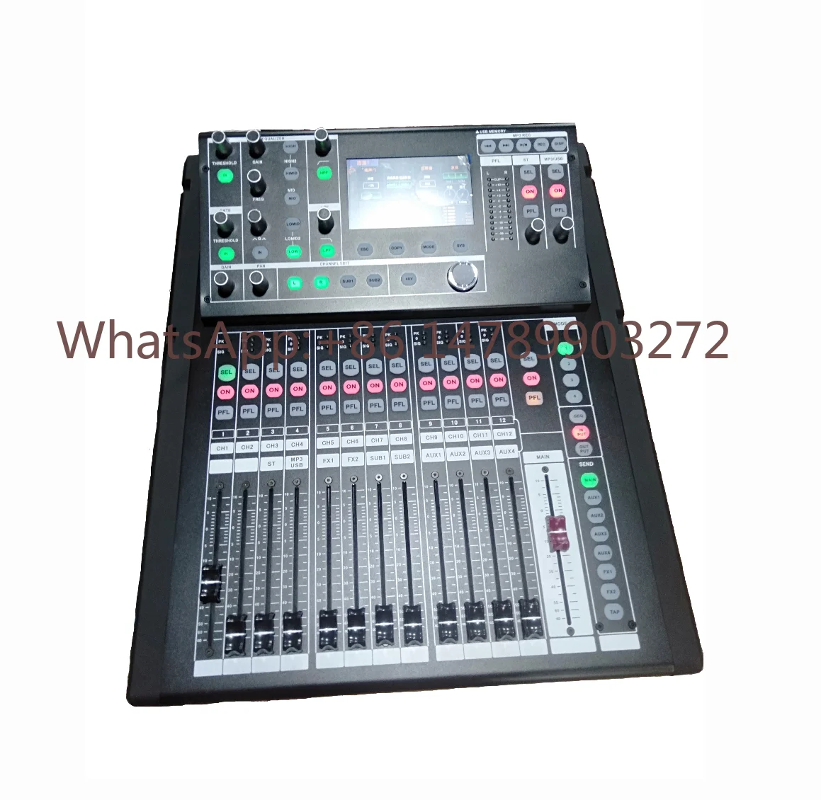 

16 Channels Mixer with 2 USB Smart Digital 32 Optical/sound Card, MP3 Mixer