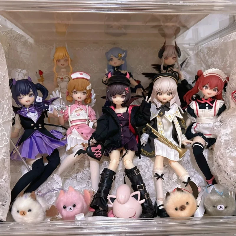 Neo Eden Mjd Doll Blind Box Light Nightmare Twin Series Pvc Movable Anime Action Figure Collection Toy Desktop Decor Mjd Gift