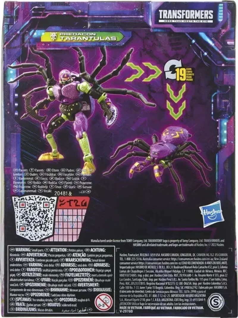 Takara Tomy Hasbro Transformers Legacy Tarantulas Deluxe Action Figure Collection Ornaments Hobbies Toys Birthday Gift