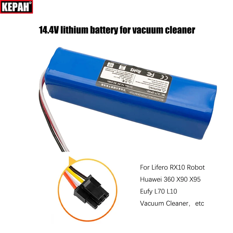 14.4V/14.8V Original lithium battery，For Lifero RX10 Robot  Battery Pack，Huawei 360 X90 X95 Eufy L70 L10 Vacuum cleaner，etc