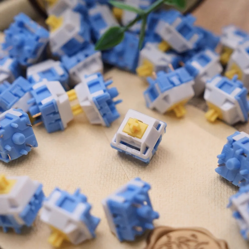 Sunny V2 Switch Linear Switch Hot Swap Prelubrication Crisp Sound 37g/45g Trigger Custom Machinery Keyboard Accessories 5PIN HMX