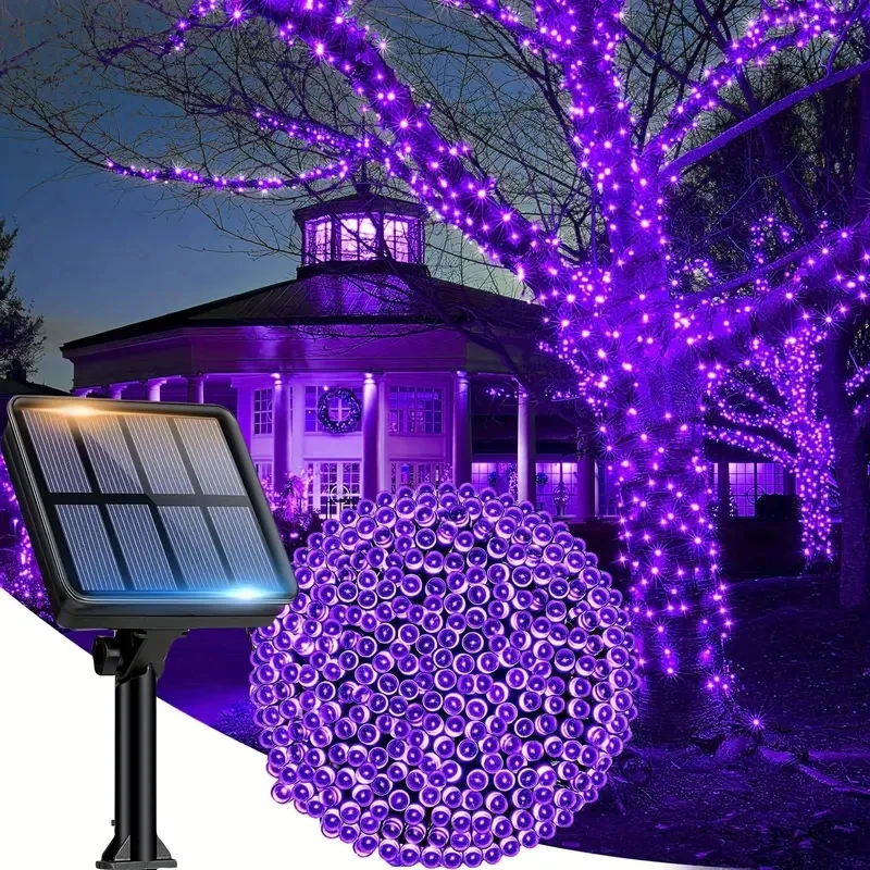 

Solar String Light Fairy Garden Waterproof Outdoor Lamp 6V Garland For Halloween Christmas Xmas Holiday Party Home Decoration