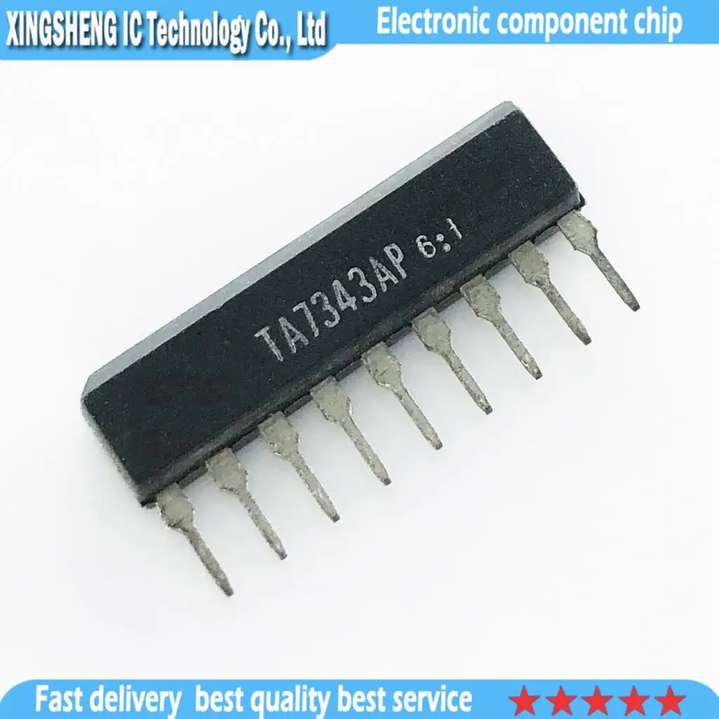 2pcs/lot TA7343AP TA7343 SIP-9 In Stock