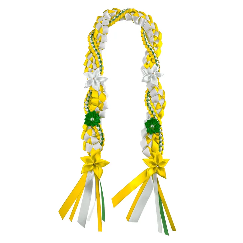 التخرج Leis متعددة التفاف الشرف حبل التخرج الشريط Leis قلادة تهنئة لوازم حفلات التخرج #4
