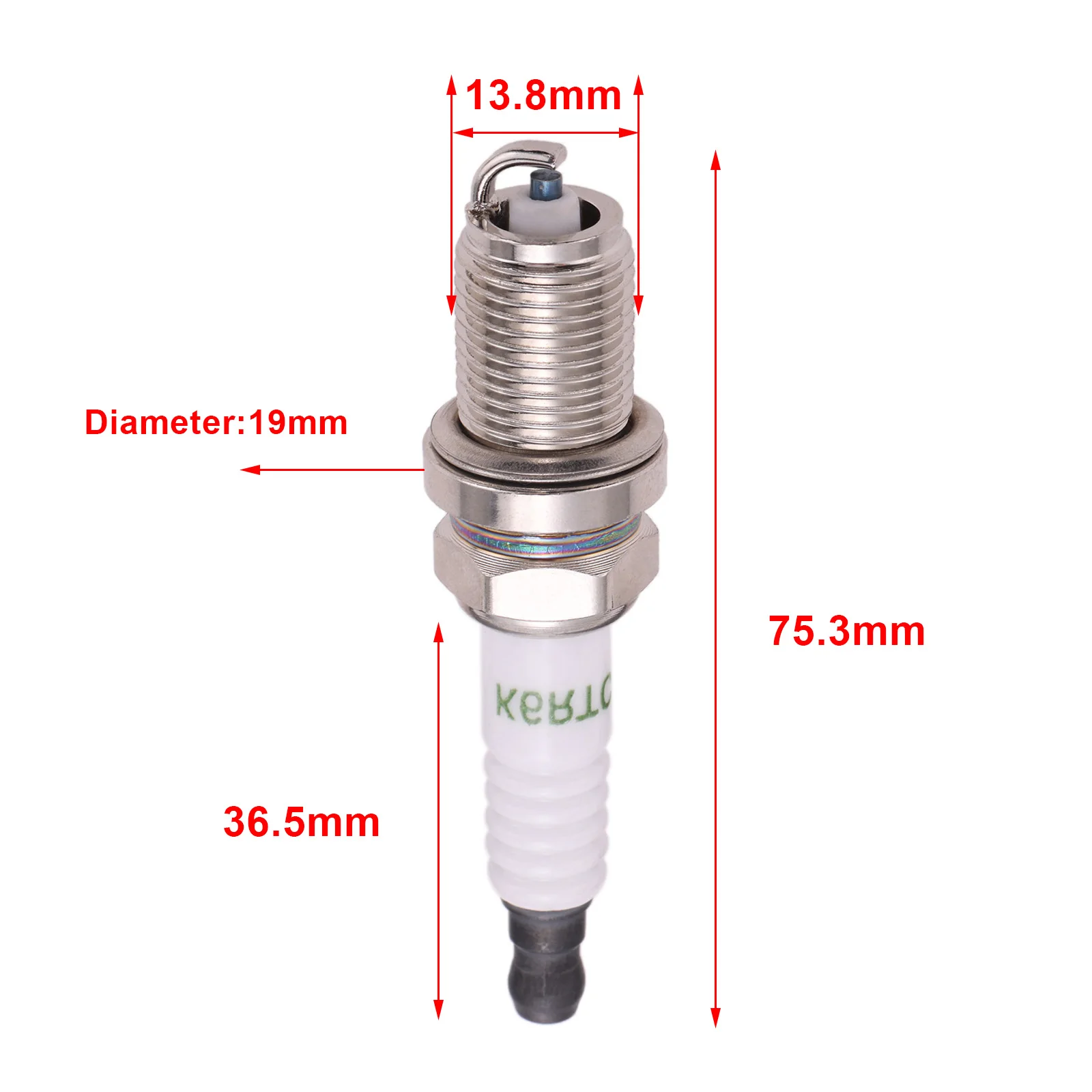 Imagem -06 - Ajuste da Vela de Ignição para o Campeão Rc12yc Briggs e Stratton 491055s 692051 792023 491055t 5066 Kohlx 25 132 12 s Peças