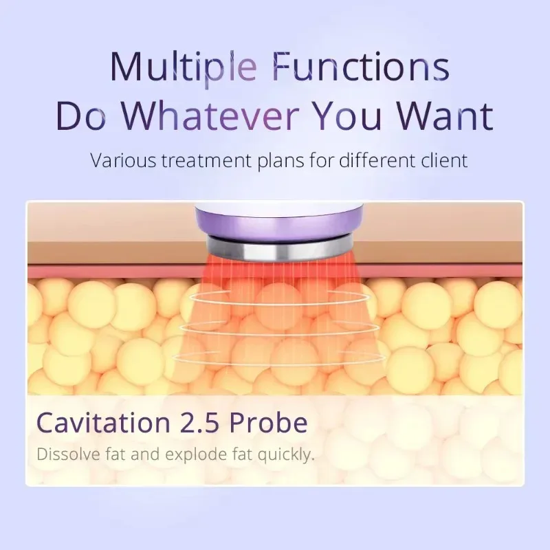 

2025 Cavitation 40k Belly Body Slimming Massager Weight Loss Fat Removal Machine for Beauty Equipment