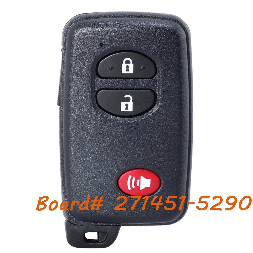 

KEYECU 271451-5290 314,3 МГц умный дистанционный брелок без ключа для Toyota 4Runner Prius C Prius Venza 2012 2013 2014 2015 HYQ14ACX