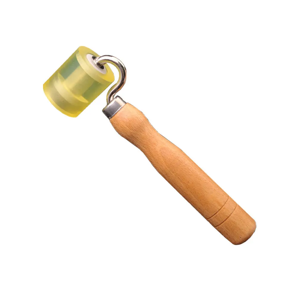 シームフラットローラーホイール壁紙取り付け用木製圧力ツール厚みのある不織布箔生地壁紙貼りDIYホーム