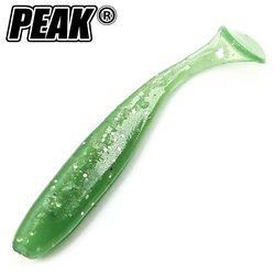 PEAK 50mm 70mm Easy Shinner Fishing Lures Wobblers Carp Fishing Soft Lures Silicone Artificial Double Color Baits