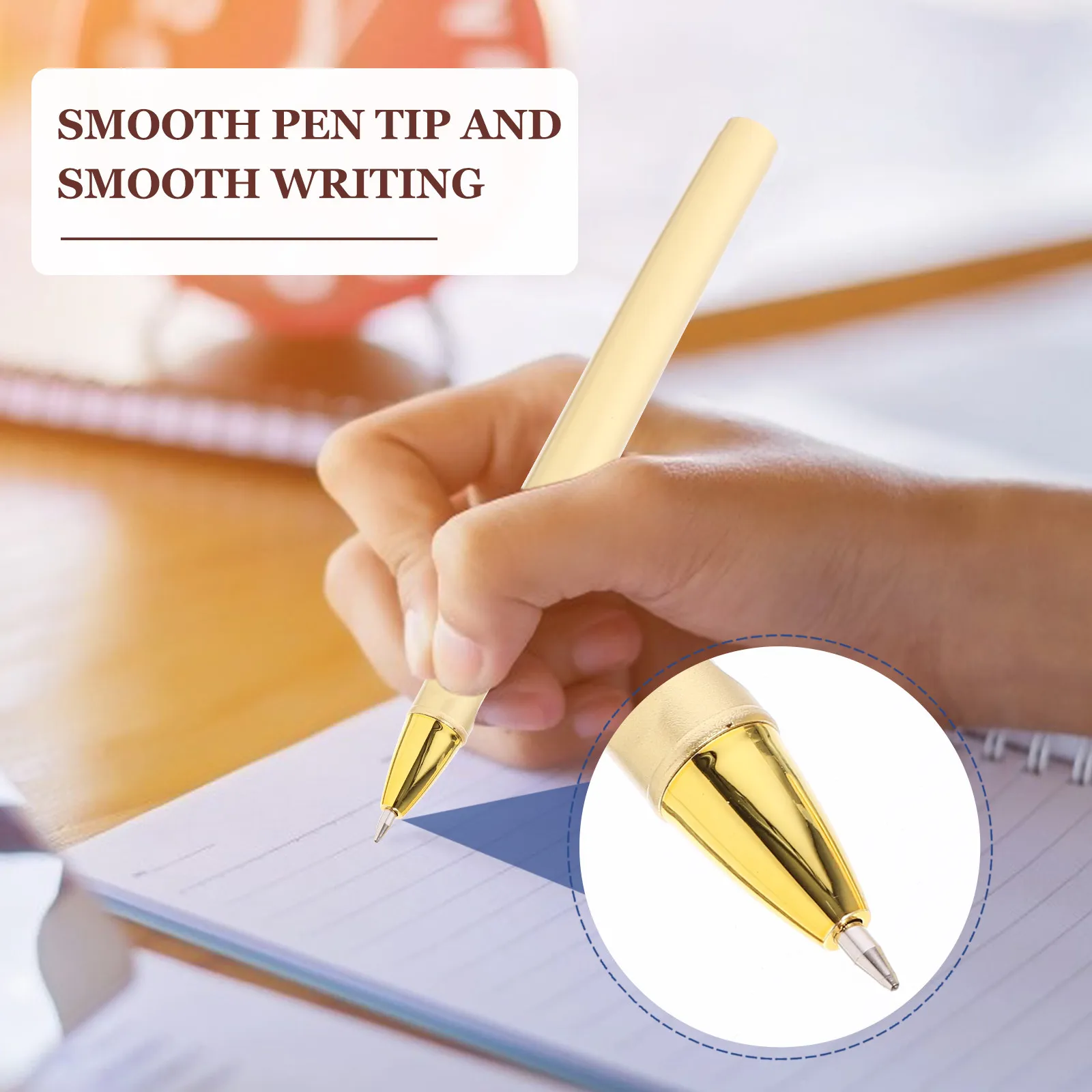 

Portable Chinese Style Writing Pen with Lid Ergonomic Design for Office Business Daily Use Signature Gel Pen Gift