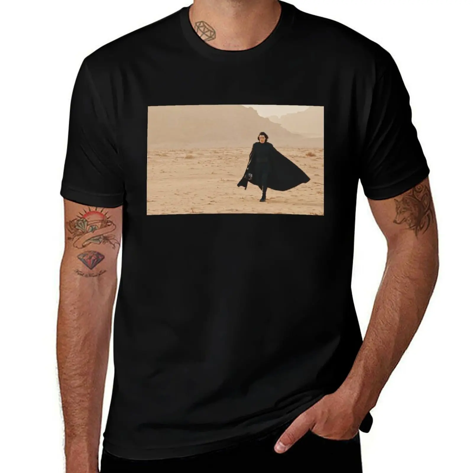 

Adam Driver T-Shirt Fashion Letter Print T-Shirt