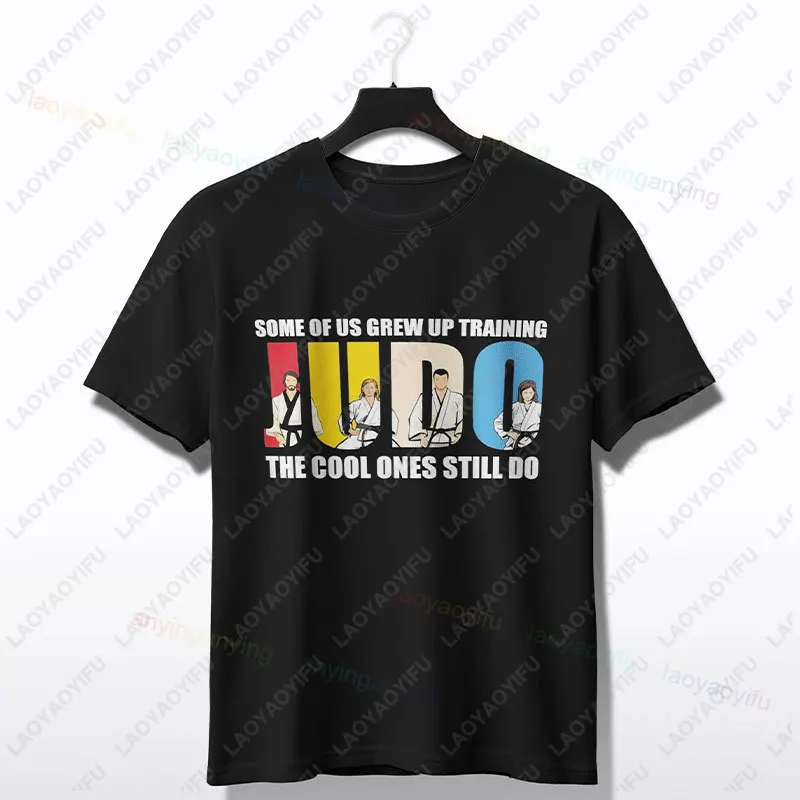 Training Judo Black Belt Martial Arts Expert Graphic T-Shirt Crewneck Short-sleev Perfect for All Seasons