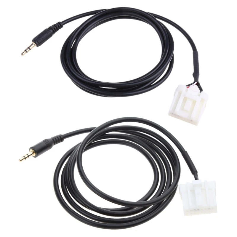 

Car Headphone Splitter Lossless Sound 3.5mm Aux Cord Cable Connector Split Suitable for Mazda 2 3 5 6 Player