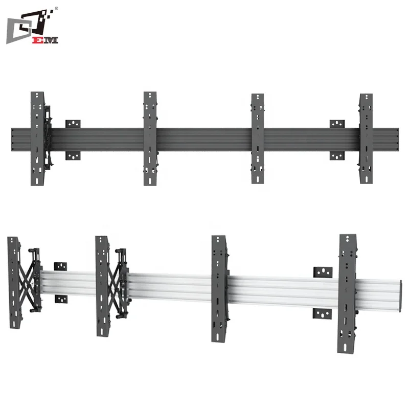 Unlimited Flexible Micro-adjustable Video Wall TV Mount For Dual Screen