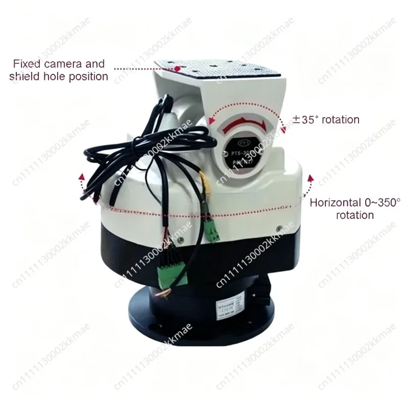 1PC Metal Load RS485 Motorized Pan Tilt Scanner Decoder Preset PTZ Horizontal Vertical Rotate for Outdoor CCTV Camera Support