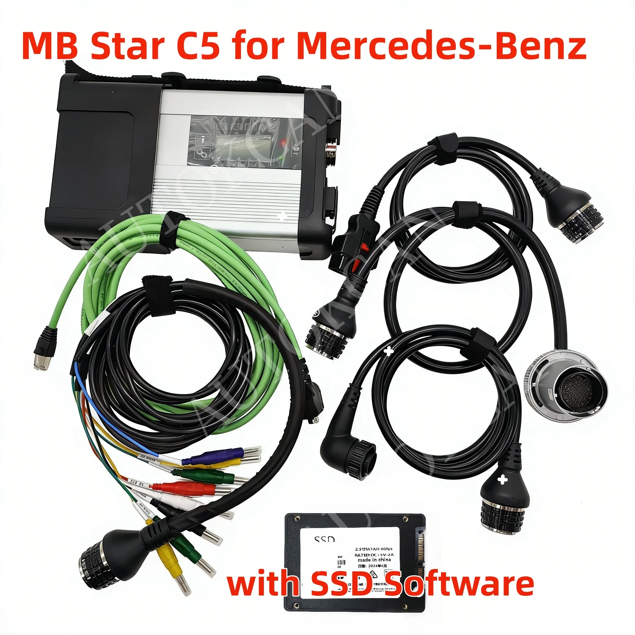 

MB Star C5 SD Connect Multiplexer 12V 24V Car Truck Diagnostic Scanner C5 Multiplexer with SSD Software