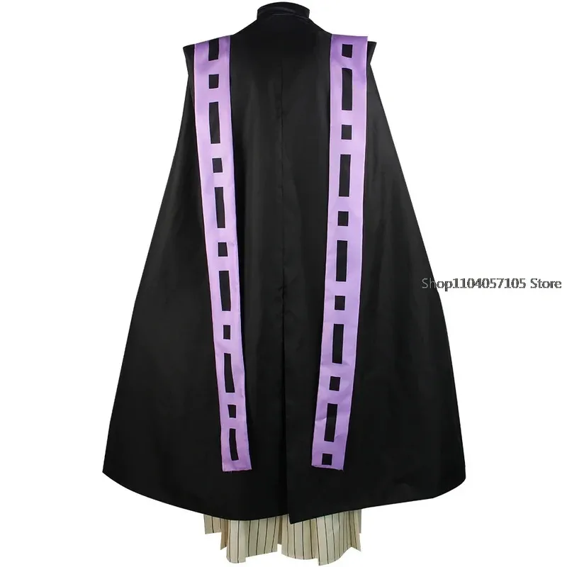 Demone Doma Douma Costume Cosplay Parrucca Fan Set Kimetsu No Yaiba Outfit Halloween Anime Douma Kimono per Uomo Donna