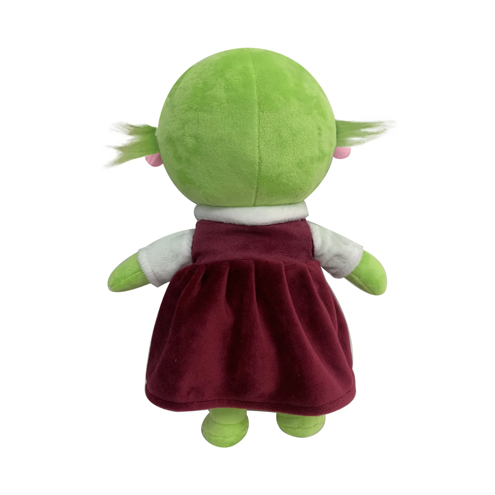 Nanalan Mona Little Girl Plush Doll Green Alien Cute And Soft Cartoon Pillow Doll Room Decoration For Children's Birthdays Gift